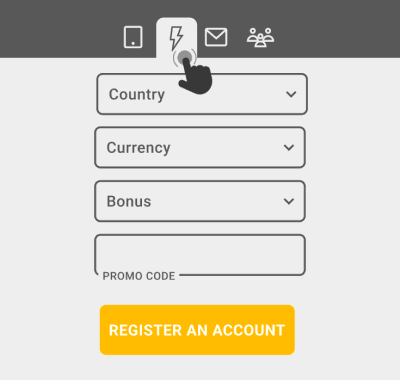 Instant (One-click) registration