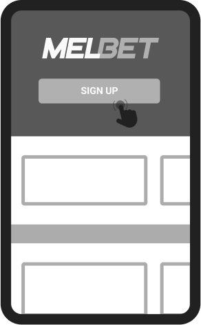 Account registration at Melbet